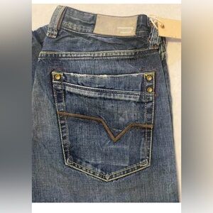 NEW AUTHENTIC DIESEL LEMMEN MENS JEANS STRAIGHT LEG DENIM SIZE 29X34